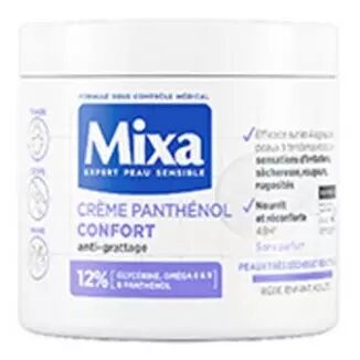 Crème Panthénol Confort Ant-iGrattage pour Peaux Très Sèches et Réactives